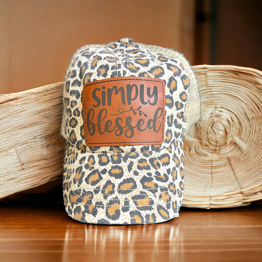 Leopard Simply Blessed Hat