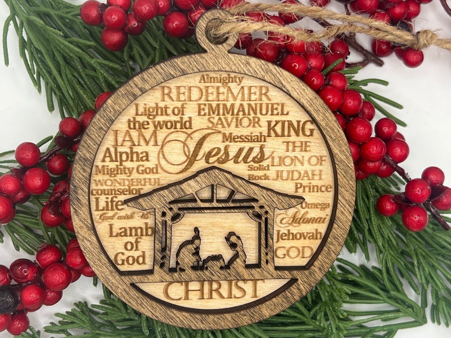 Names of Christ Ornament