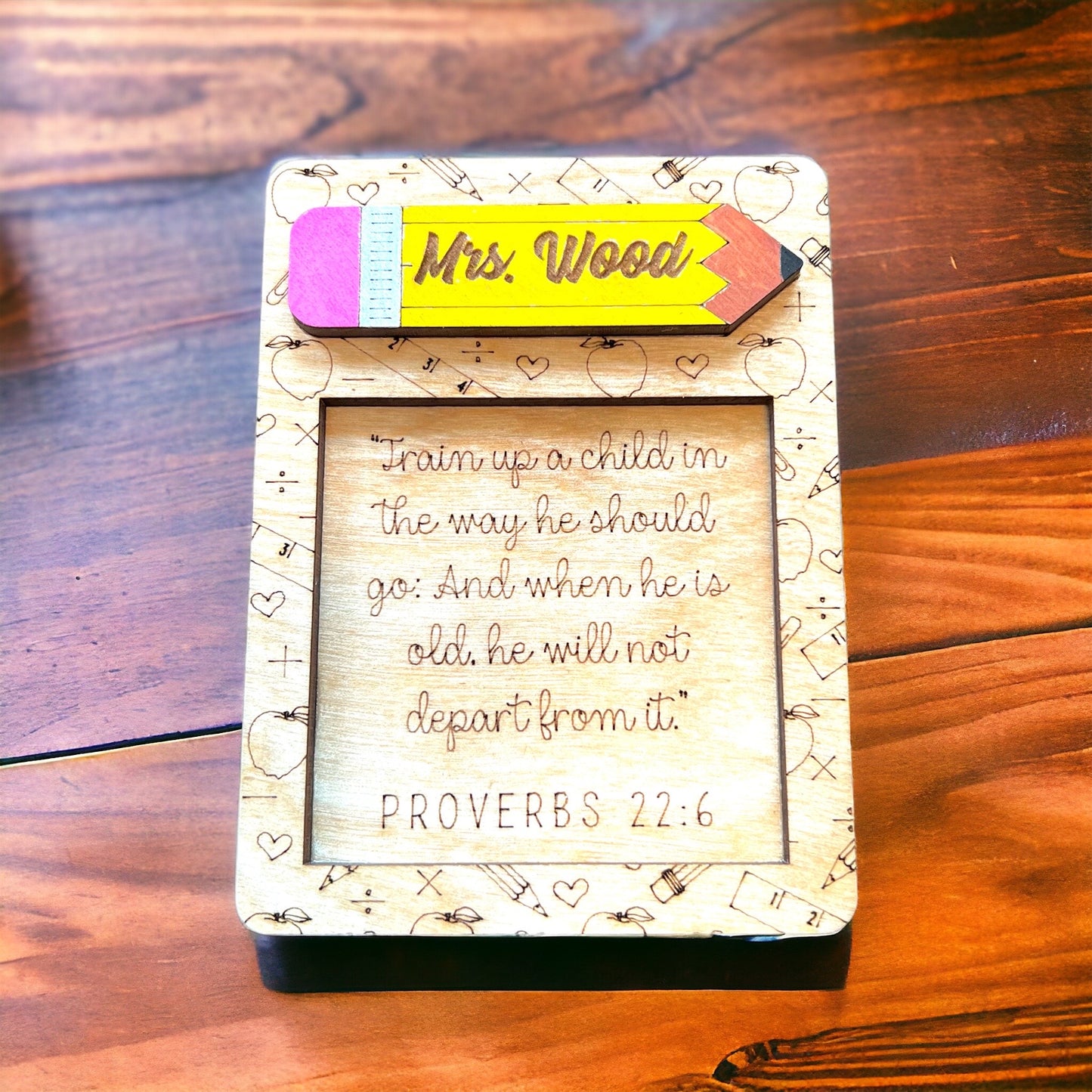 Proverbs Post It Holder for Teachers