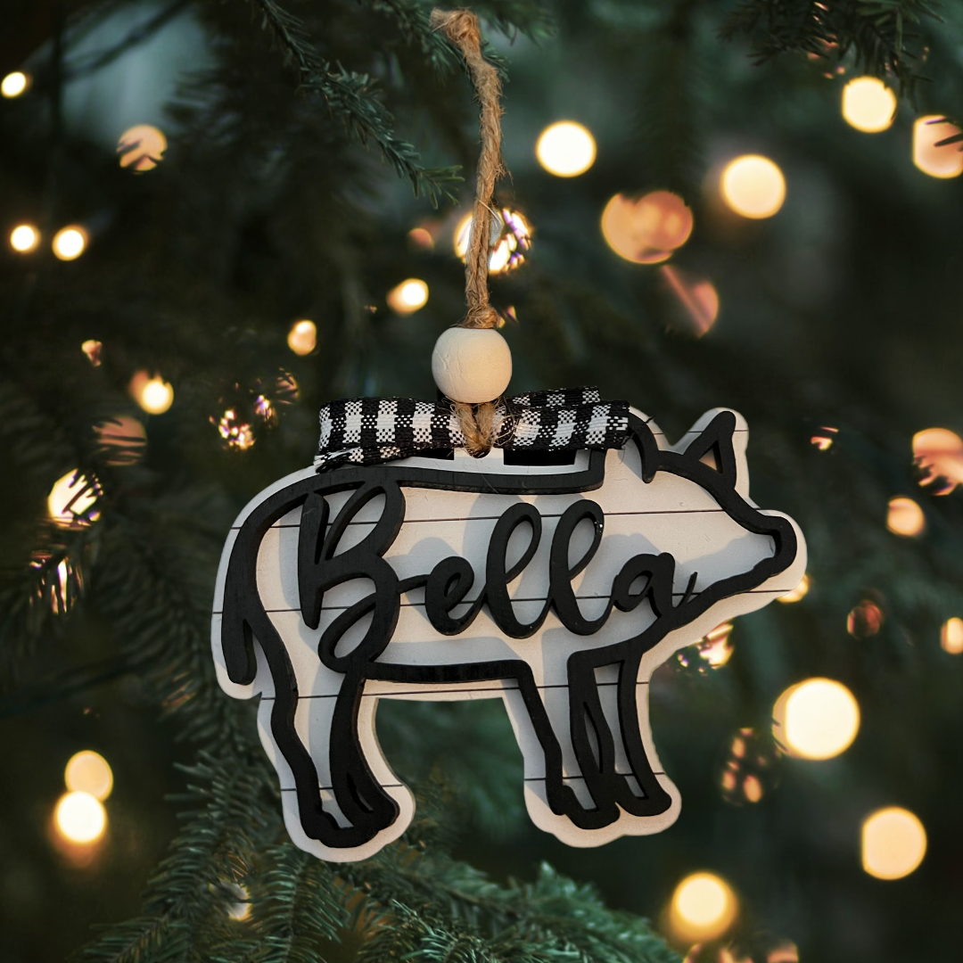 Custom Farm Animal Ornament