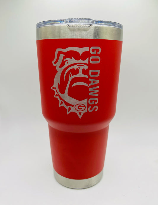 Georgia Bulldogs Go Dawgs Tumbler